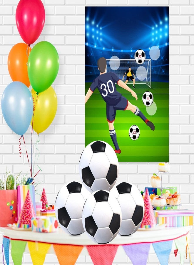 ELECLAND Pin The Soccer Game for Kids, Pin The Soccer on The Goal with Soccer Ball Stickers, Football Party Games Christmas Party Games for Classroom Activities, Football Birthday Decorations - Image 4